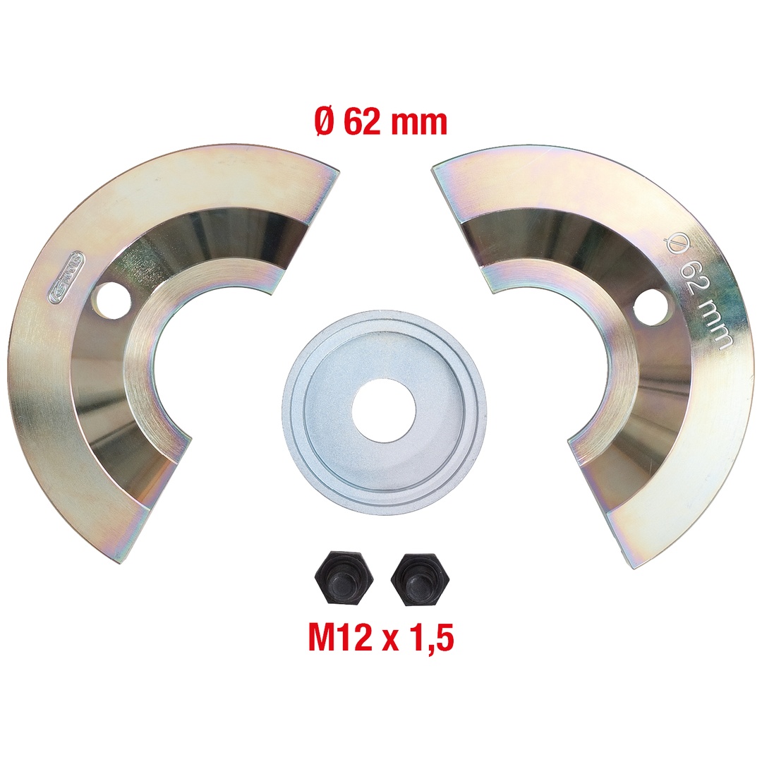 KS Tools Halbschalen-Ergänzungs-Satz 5-tlg für Ø 62 mm