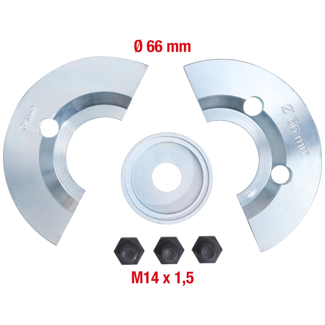 KS Tools Halbschalen-Ergänzungs-Satz 6-tlg für Ø 66 mm