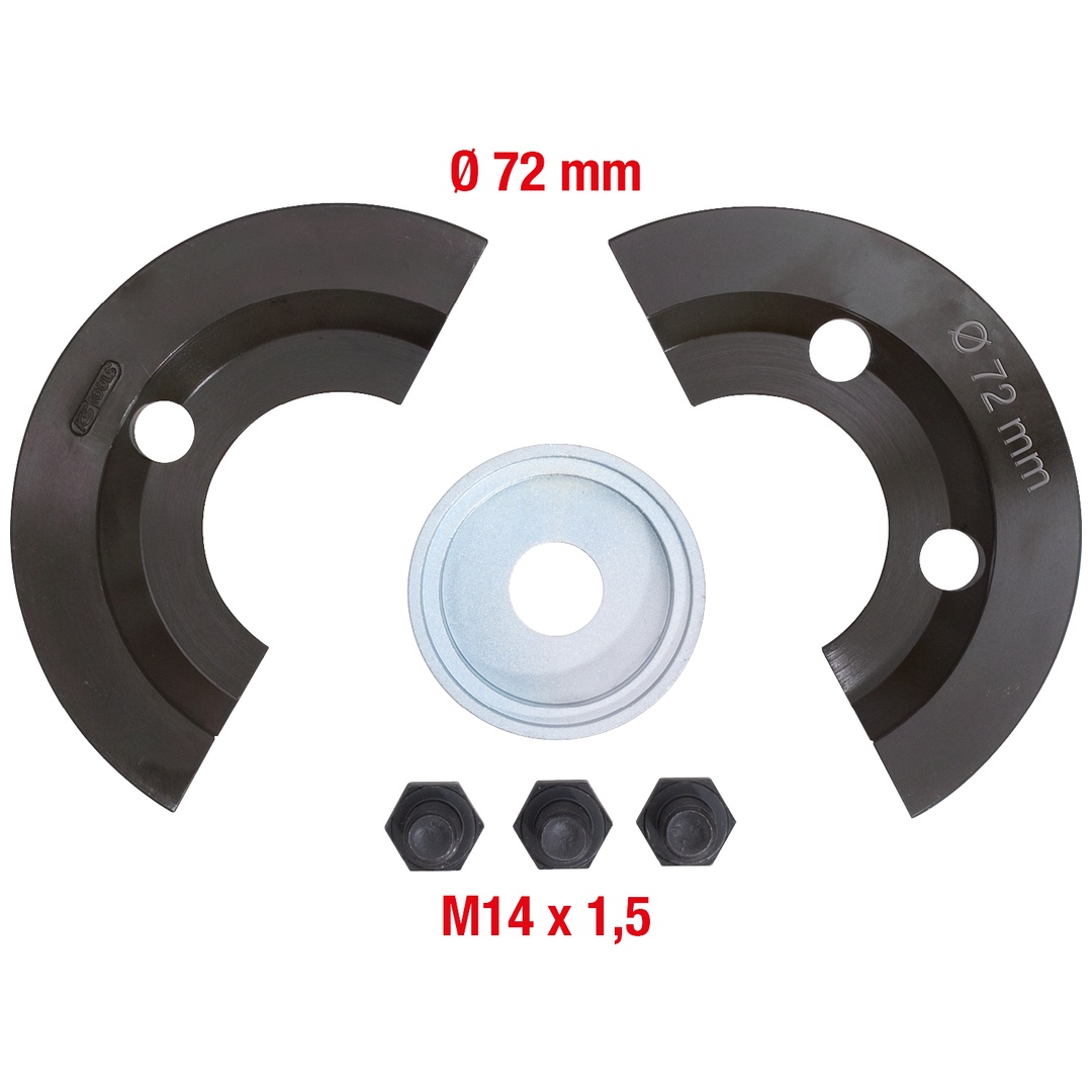 KS Tools Halbschalen-Ergänzungs-Satz 6-tlg für Ø 72 mm