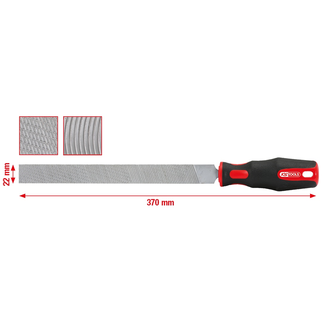 KS Tools Installations-Raspel, 370 mm