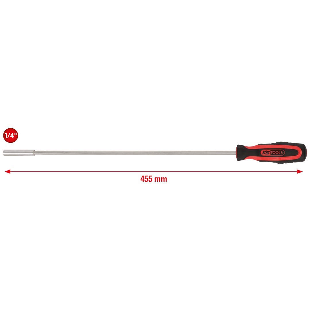 KS Tools 1/4 ERGOTORQUEplus Bit-Schraubendreher, 550 mm