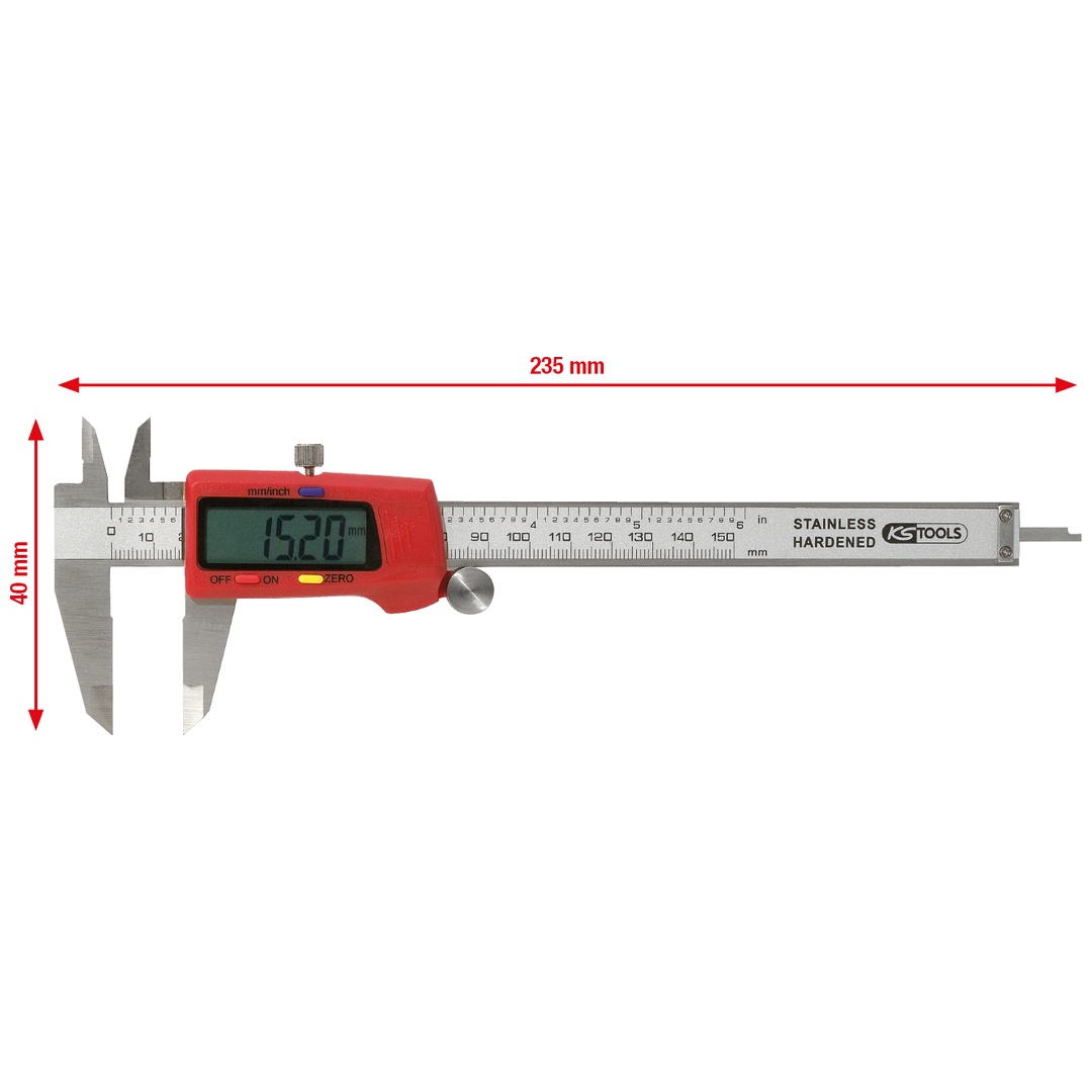 KS Tools Digital-Messschieber 0-150 mm