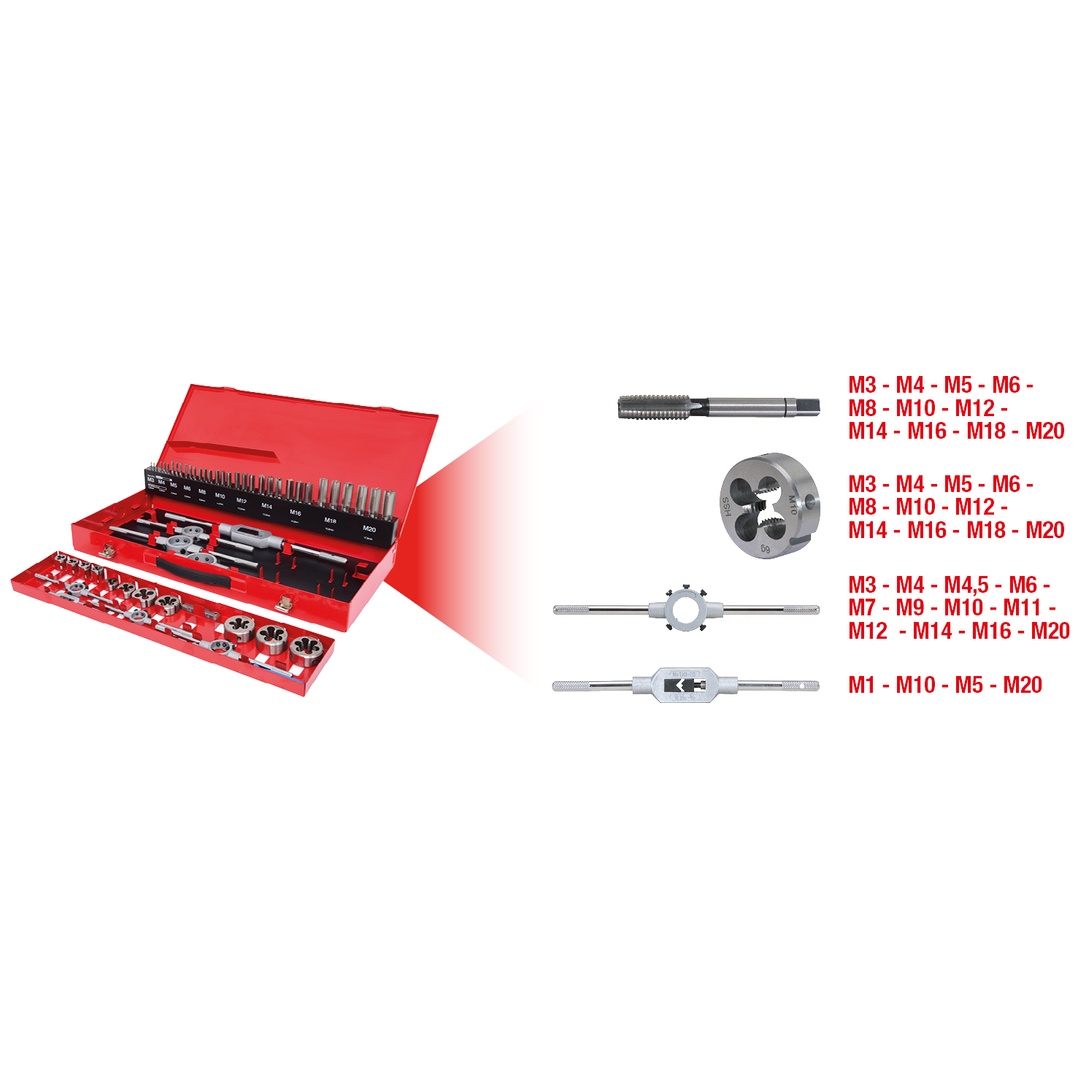 KS Tools 331.0654 Set de tarauds manuels acier 1 pc(s)