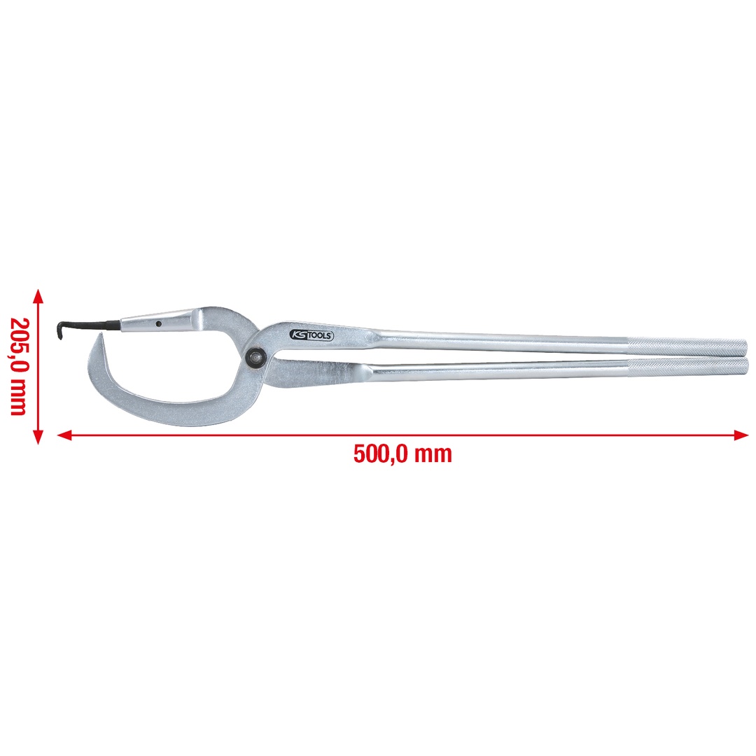 KS Tools NFZ-Bremsfederzange, 500 mm