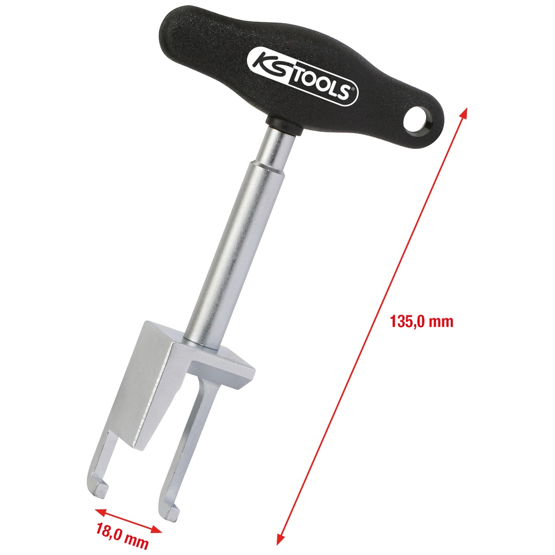 KS Tools T-Griff-Zündspulen-Abzieher, Typ 2, 135 mm