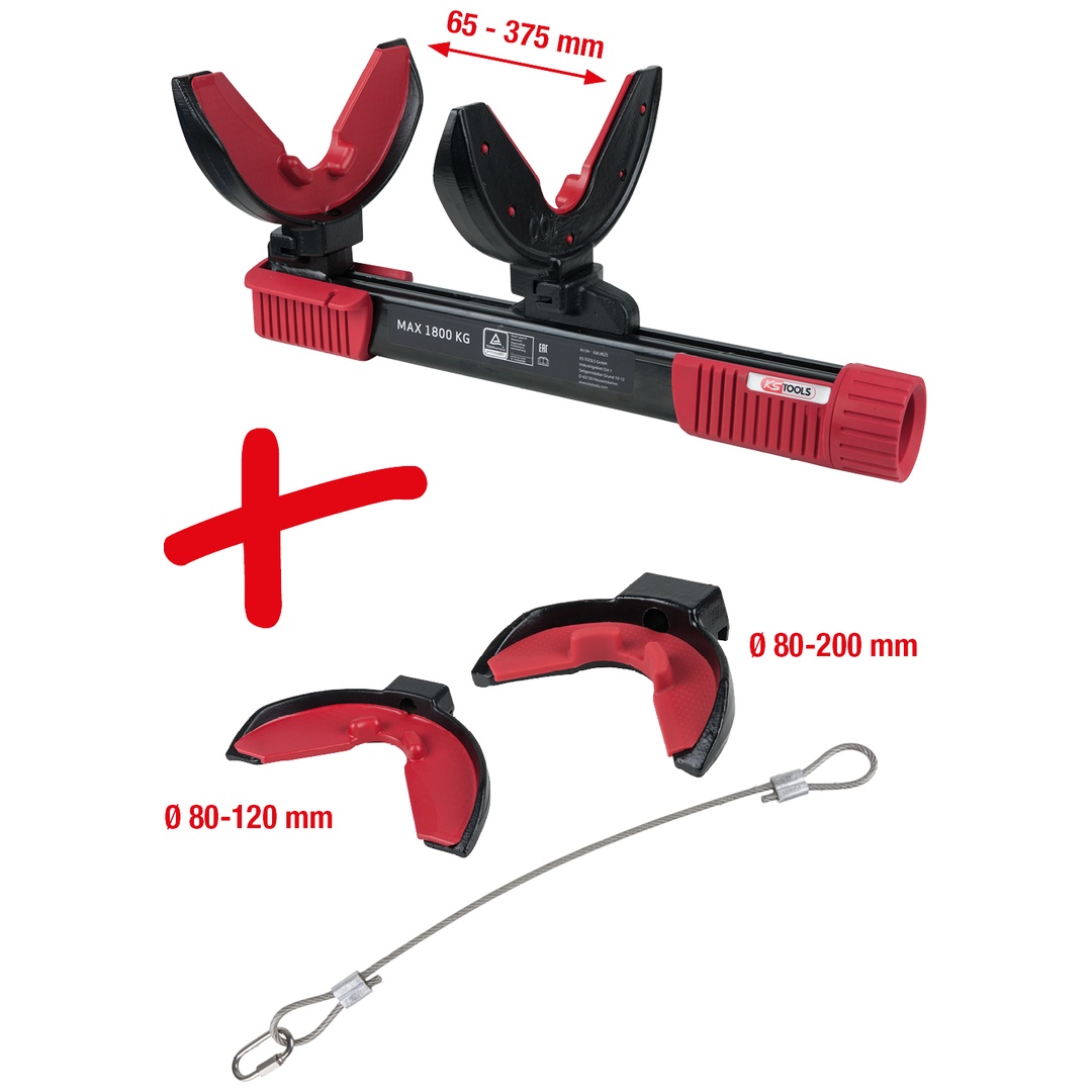 KS Tools Federspanner-Satz, 6-tlg., max. Belastung 1800kg