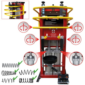 KS Tools Druckluft-Stand-Federspanner mit Doppel-Zylinder