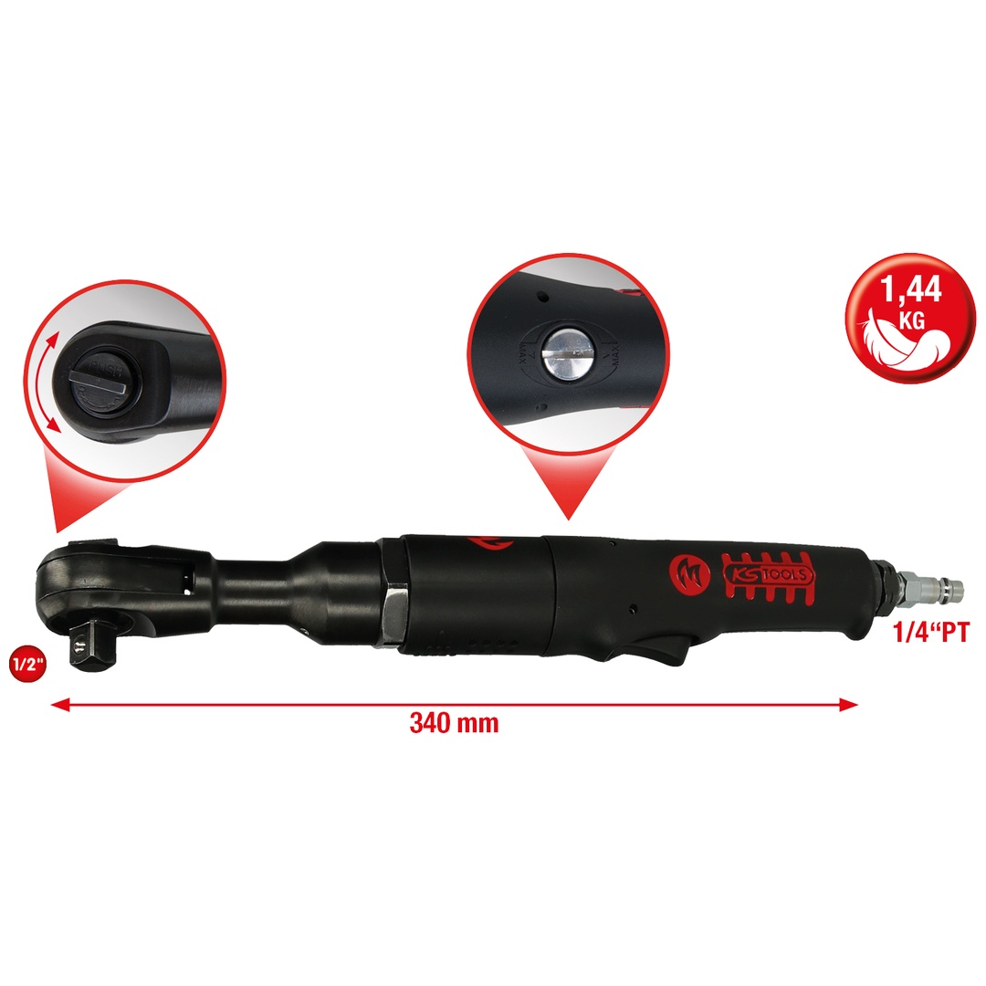 KS Tools 1/2 MONSTER Hochleistungs-Druckluft-Umschaltratsche