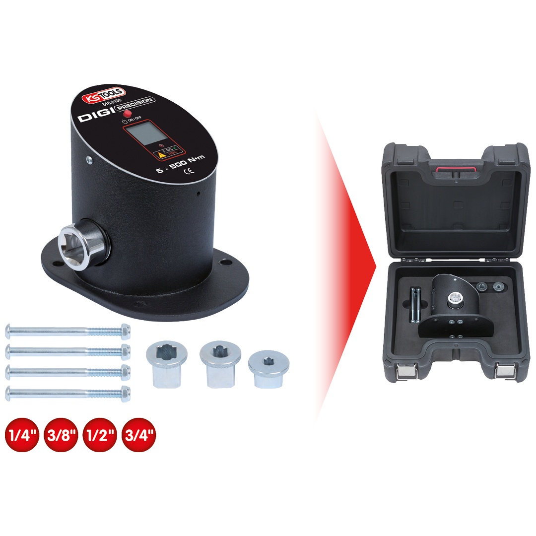 KS Tools Elektronisches Werkstattprüfgerät, 5-500 Nm