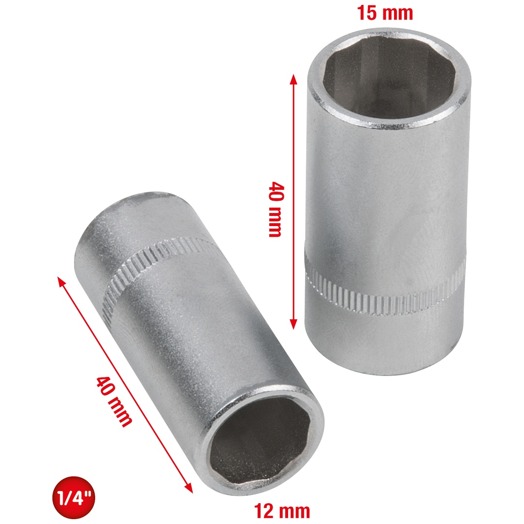 KS Tools Klimaanlagen-Service-Stecknuss-Satz, 2-tlg p1049326
