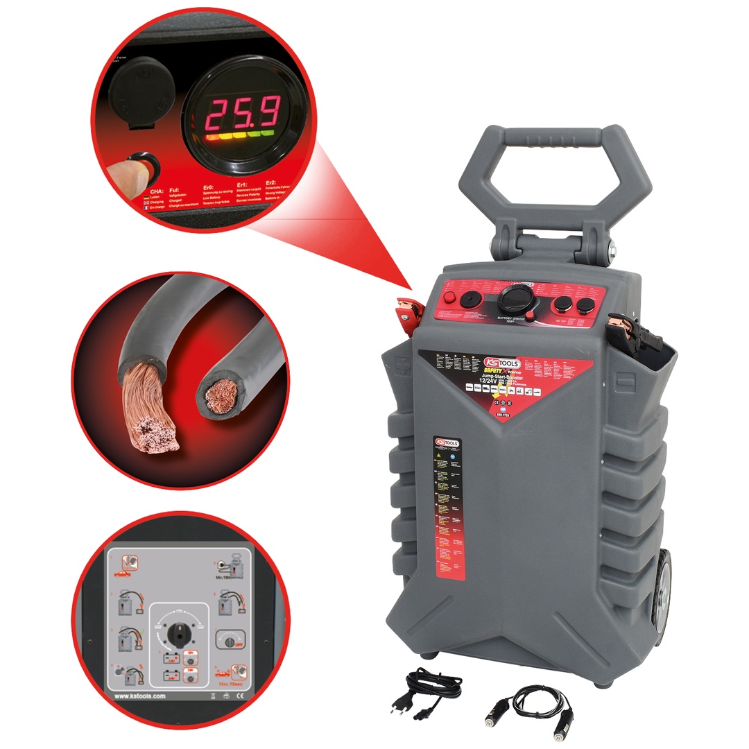 KS Tools Booster 12/24 V, 3400 A