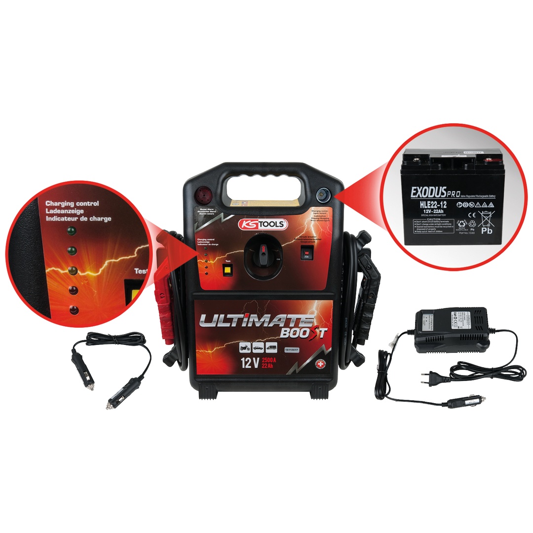 KS TOOLS 550.1810 Démarreur de saut Électricité au démarrage: 850A