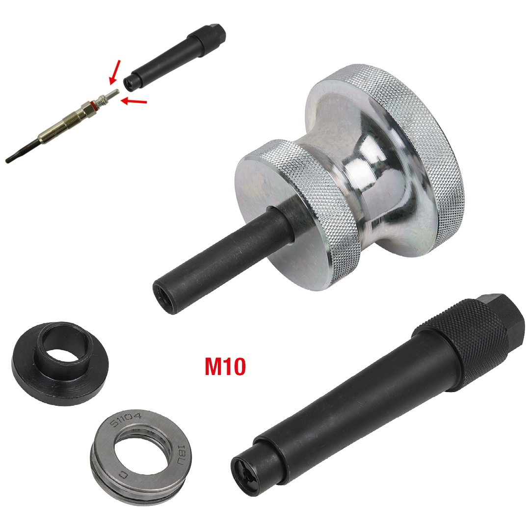 KS Tools Glühkerzen-Schlag-Auszieher-Satz für CDI Motoren, 4-tlg