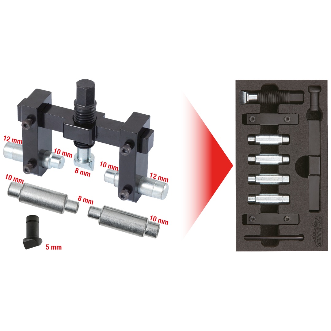 KS Tools Klemmbohrungs-Spreizwerkzeug-Satz, 11-tlg