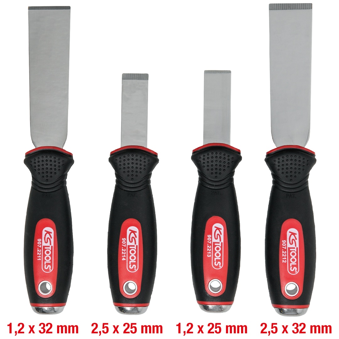 Serie Di Raschietti A Scalpello,4 Pz