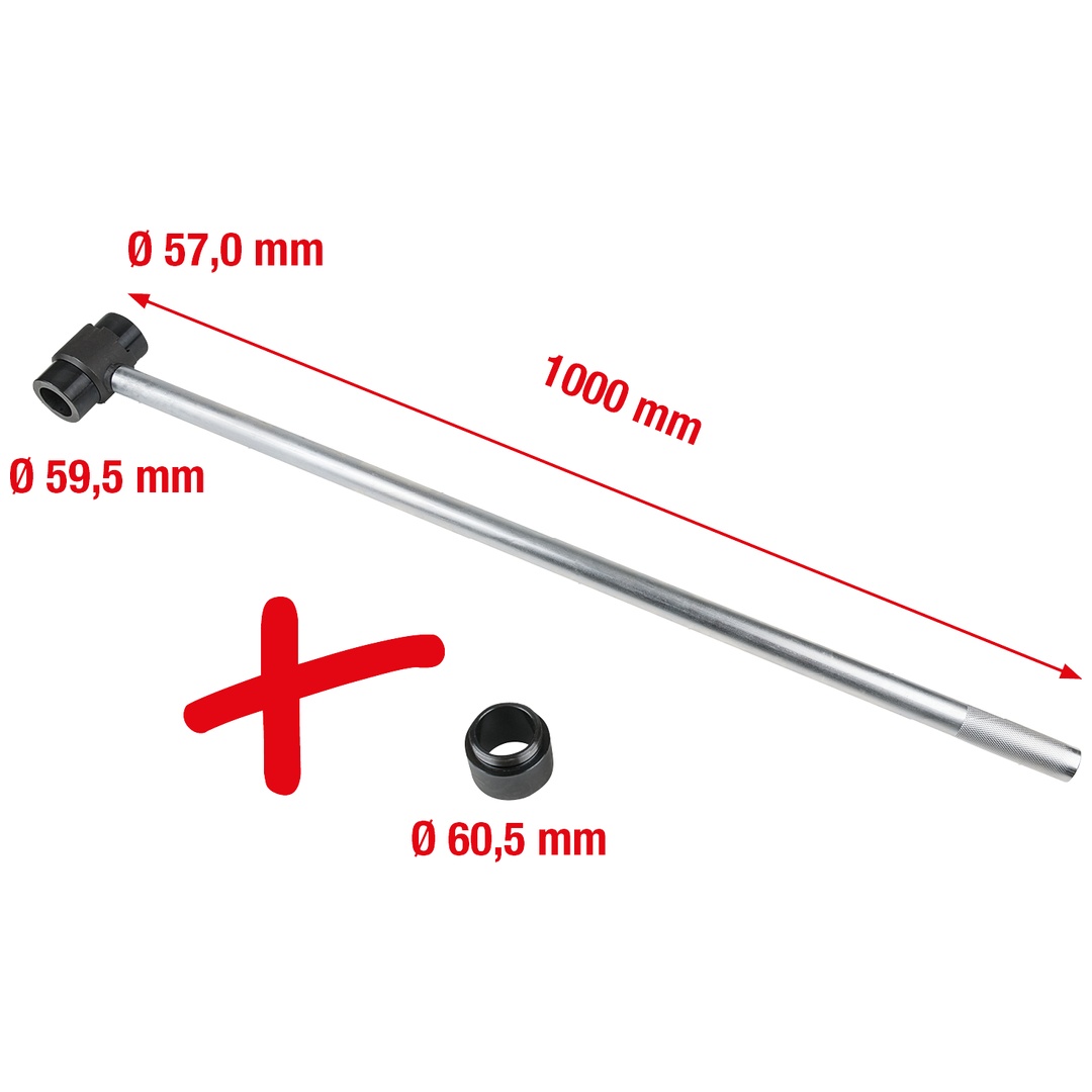 KS Tools Schwingungsdämpfer-Halteschlüssel-Satz für BMW, 5-tlg