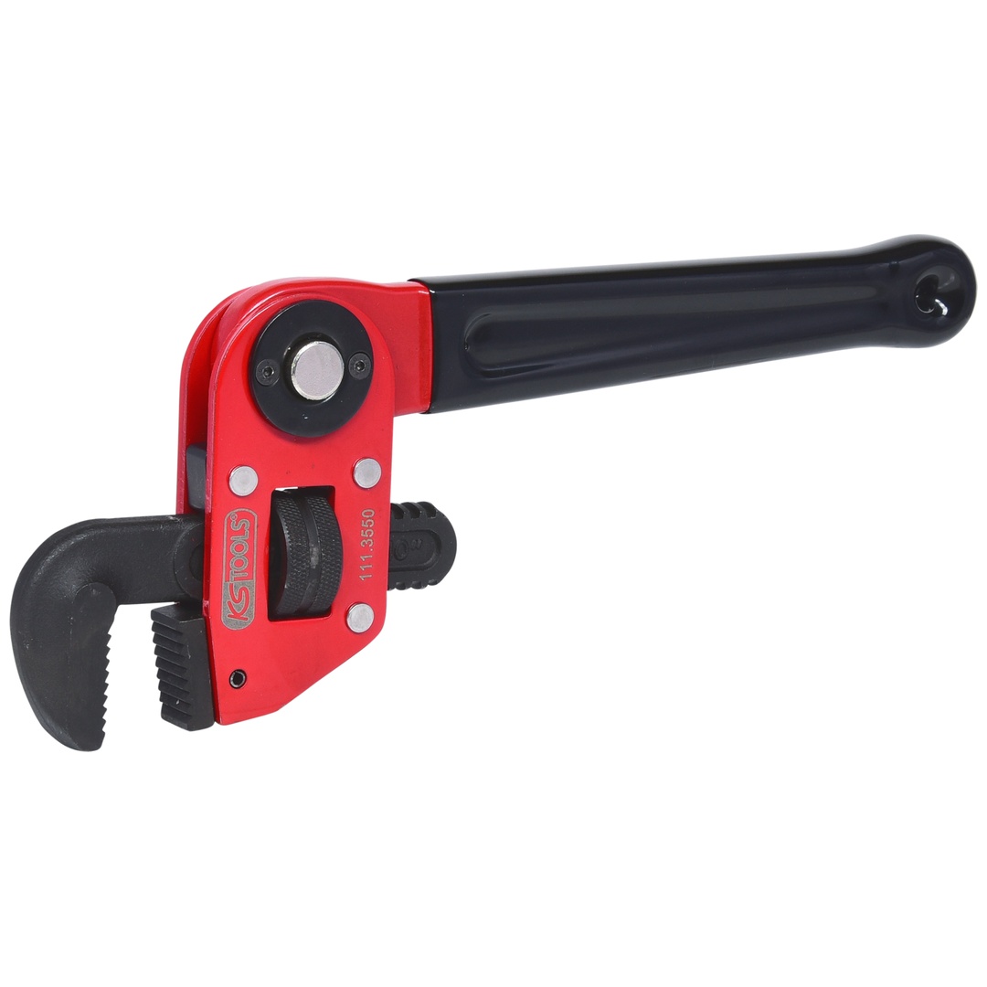 KS Tools Einhand-Rohrzange 1.1/2 mit verstellbarem Kopf