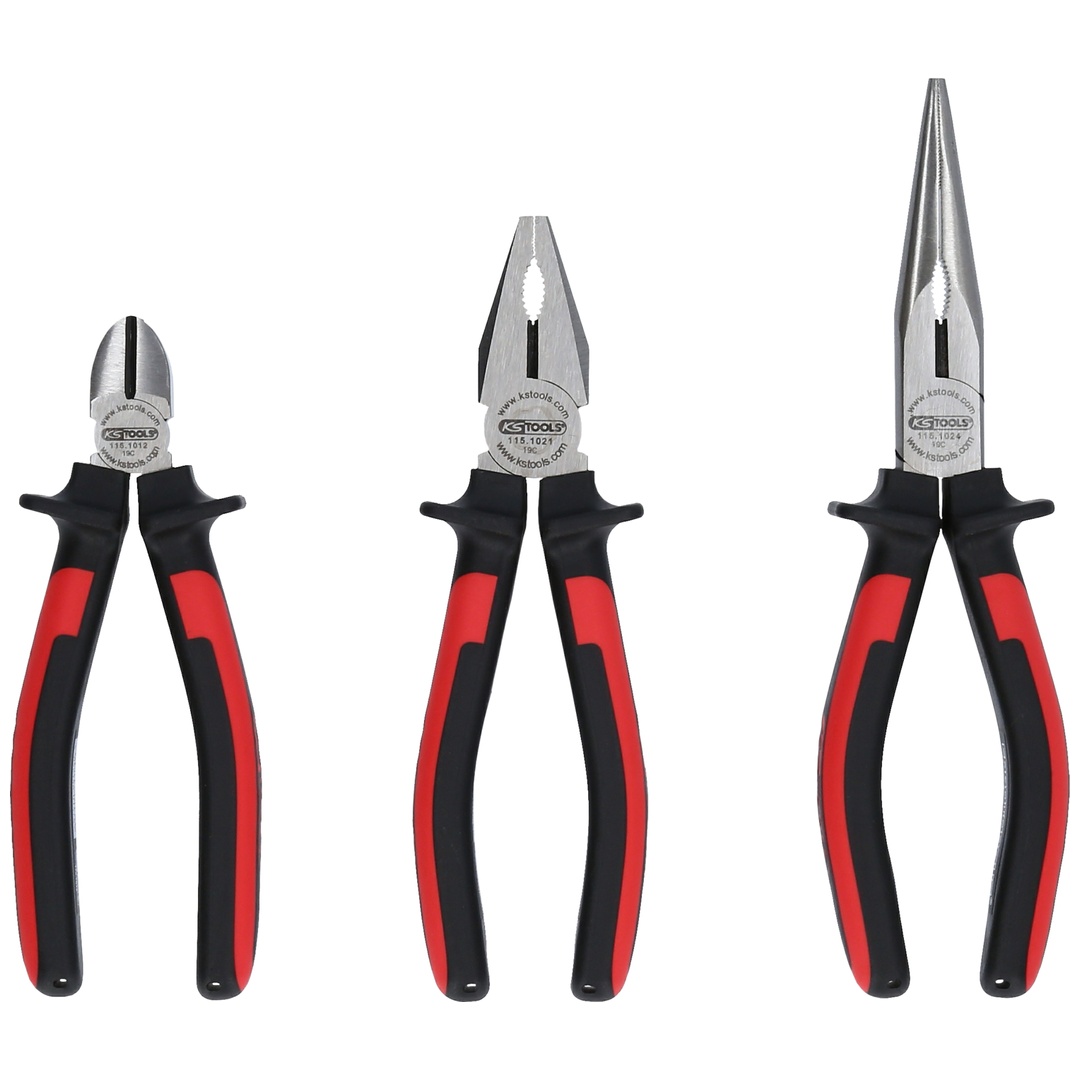 KS Tools ERGOTORQUE Zangen-Satz, 3-tlg