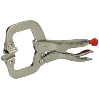 KS Tools Schweiß-Klammer-Gripzange beweglichen Spannbacken 0-25 mm