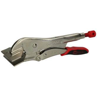 KS Tools Breitmaul-Flachbacken-Gripzange mit Easy-Release, 250 mm