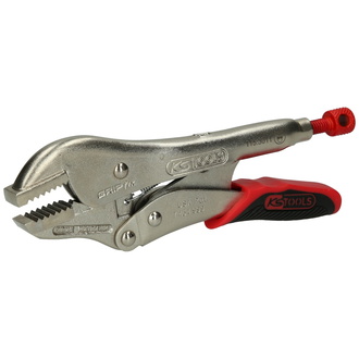 KS Tools Gripzange mit Easy-Release, gerade Backen,40 mm,L=175 mm