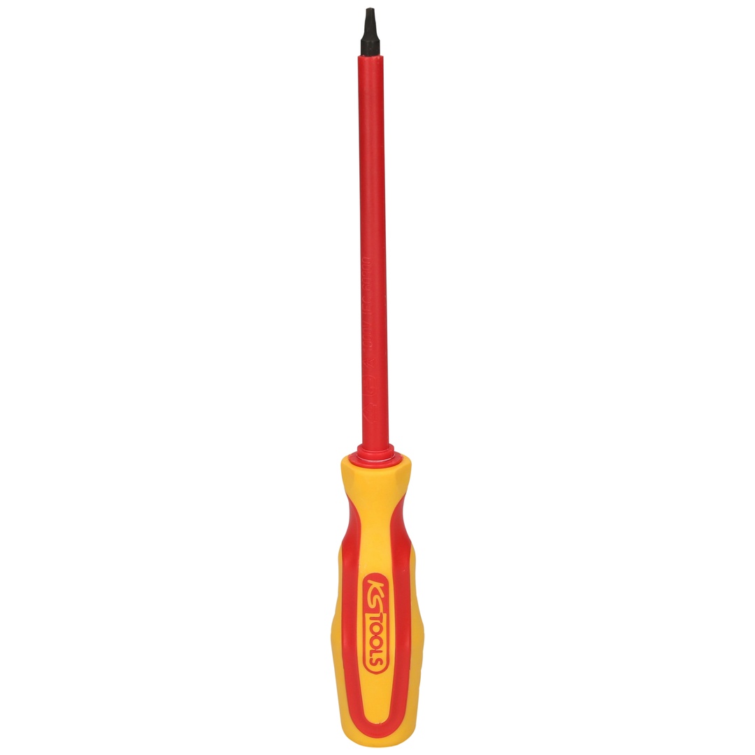 KS Tools ERGOTORQUE VDE Innenvierkant-Schraubendreher #1, 255 mm