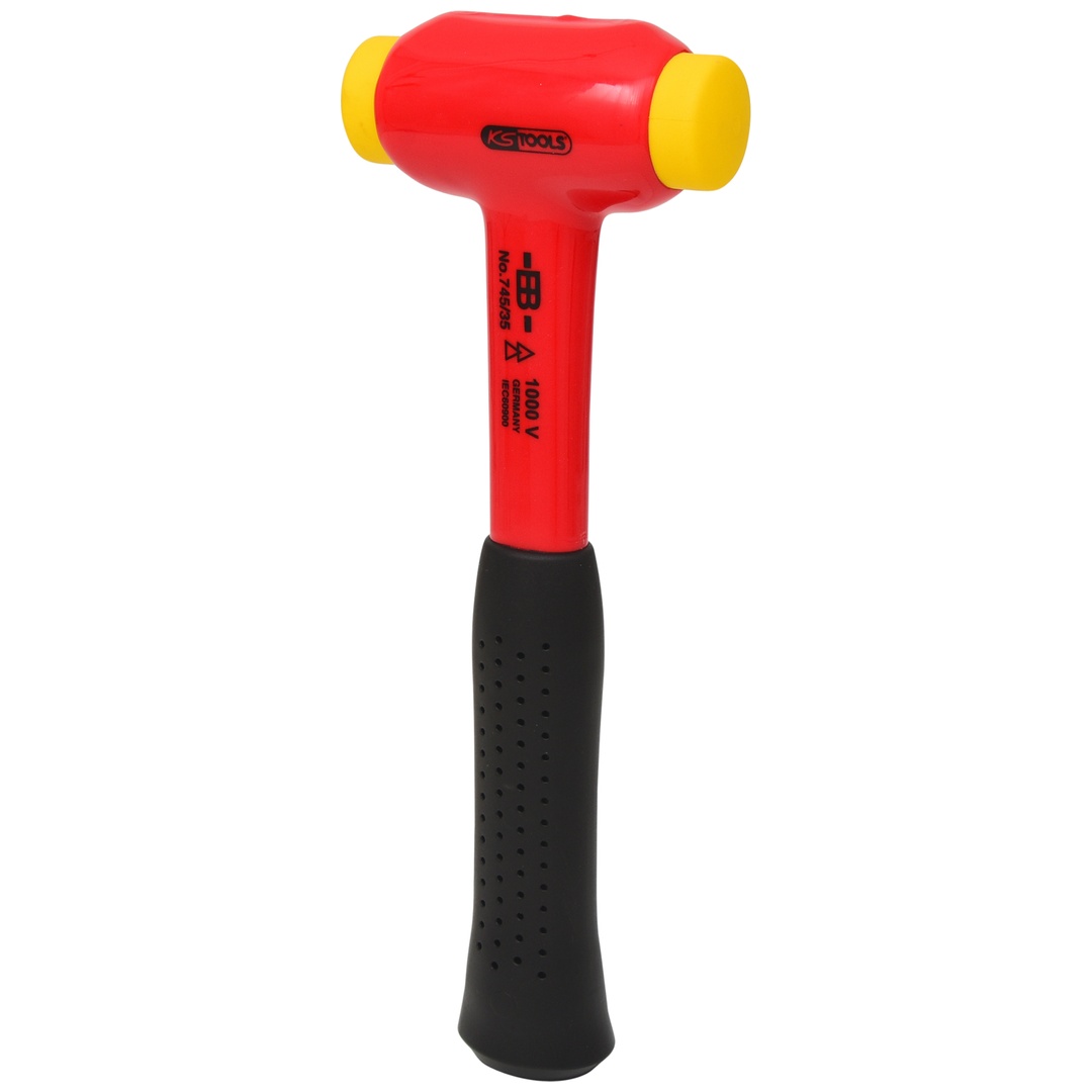 KS Tools Schonhammer mit Schutzisolierung, Kopf Ø 35 mm