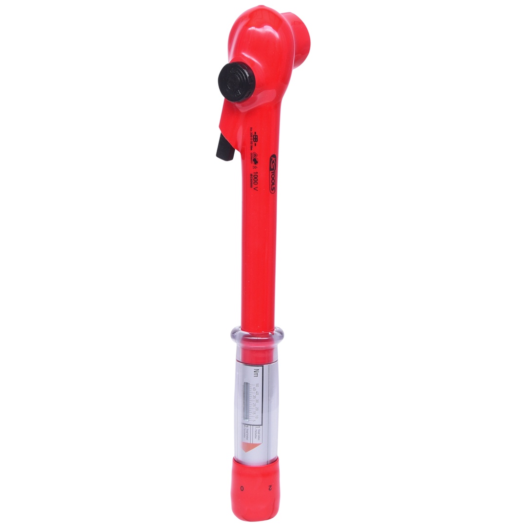 KS Tools 1/2 Drehmomentschlüssel mit Schutzisolierung und Umschalt-Ratschenkopf, 5-50 Nm