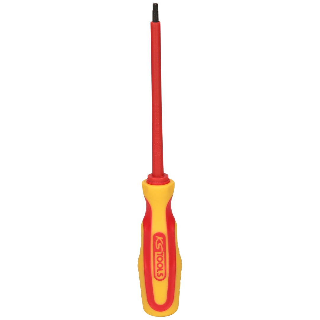 KS Tools Innensechskant-Schraubendreher mit Schutzisolierung, 3 mm