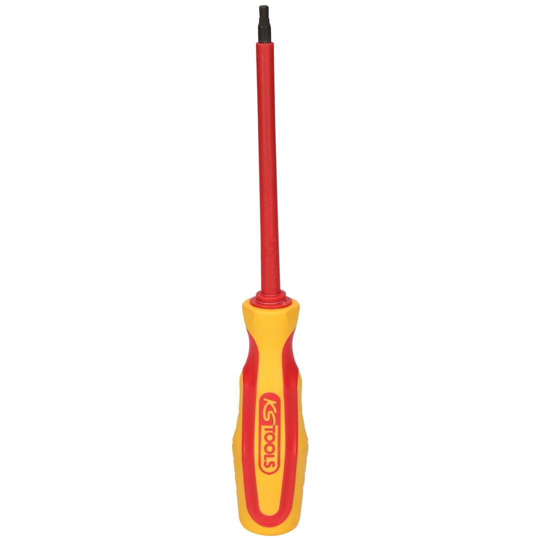 KS Tools Innensechskant-Schraubendreher mit Schutzisolierung, 4 mm