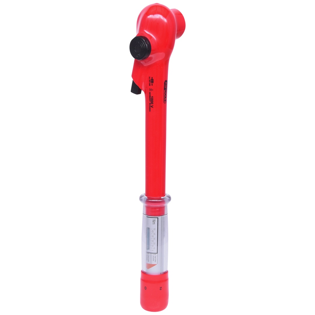 KS Tools 3/8 Drehmomentschlüssel mit Schutzisolierung und Umschalt-Ratschenkopf, 5-50 Nm