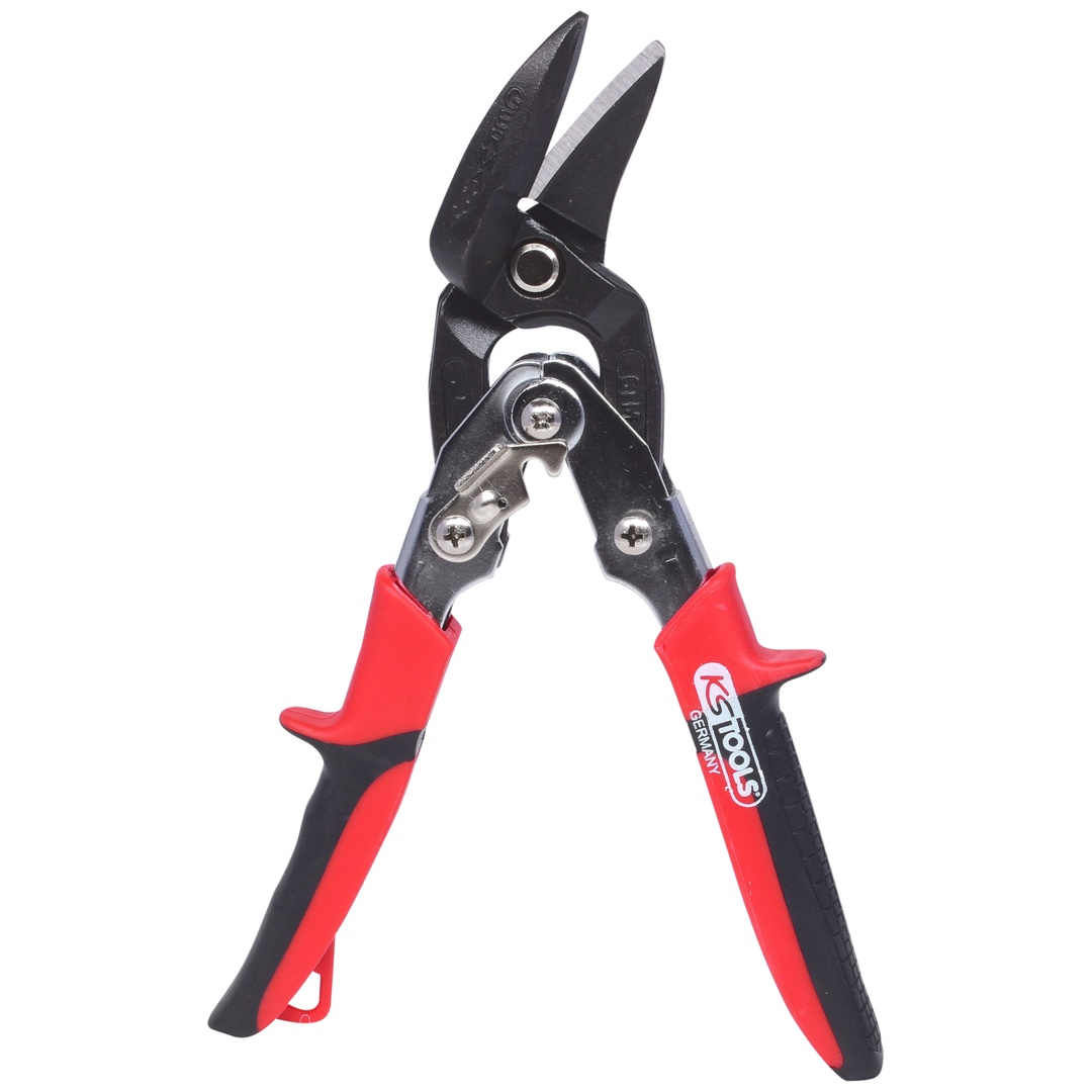 KS Tools Figuren-Durchlaufschere, linksschneidend