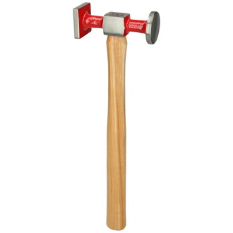 KS Tools Karosserie-Standard-Hammer, groß rund/eckig/gewölbt, 325 mm