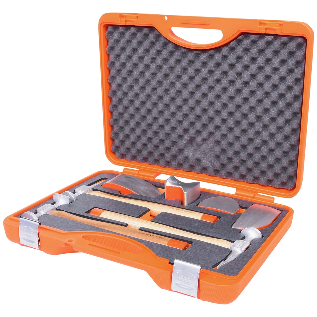 KS Tools Aluminium-Karosserie-Ausbeul-Satz, 7-tlg