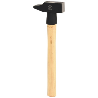 KS Tools Schlosserhammer, Hickory-Stiel, französische Form, 250g