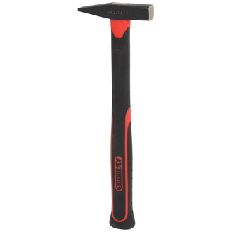 KS Tools Schlosserhammer mit Fiberglasstiel, 100g