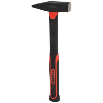 KS Tools Schlosserhammer mit Fiberglasstiel, 500g