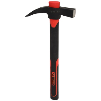 KS Tools Klauenhammer mit Fiberglasstiel, 700g