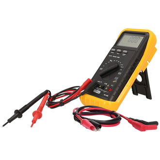 KS Tools Digital Multimeter inkl. Prüfspitzen und Krokodilklemmen