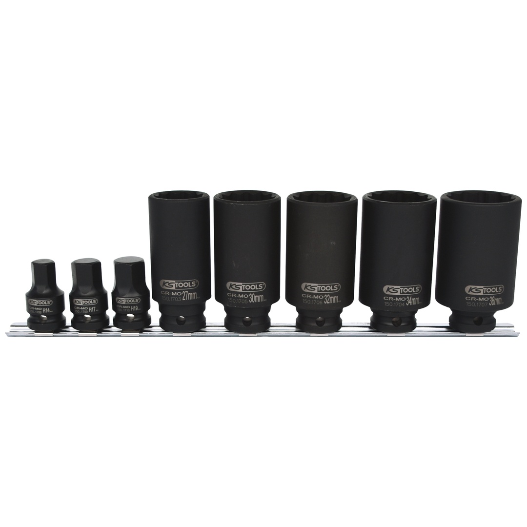 KS Tools 1/2 Spezial-Gelenkwellen-Stecknuss-Satz, 8-tlg