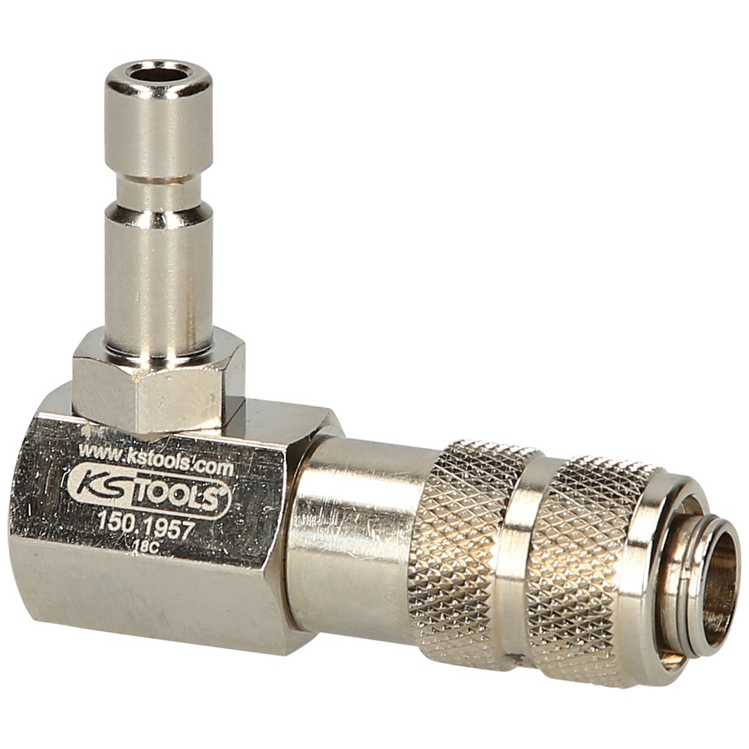 KS Tools Kühlsystem-Bajonettadapter, 90° abgewinkelt
