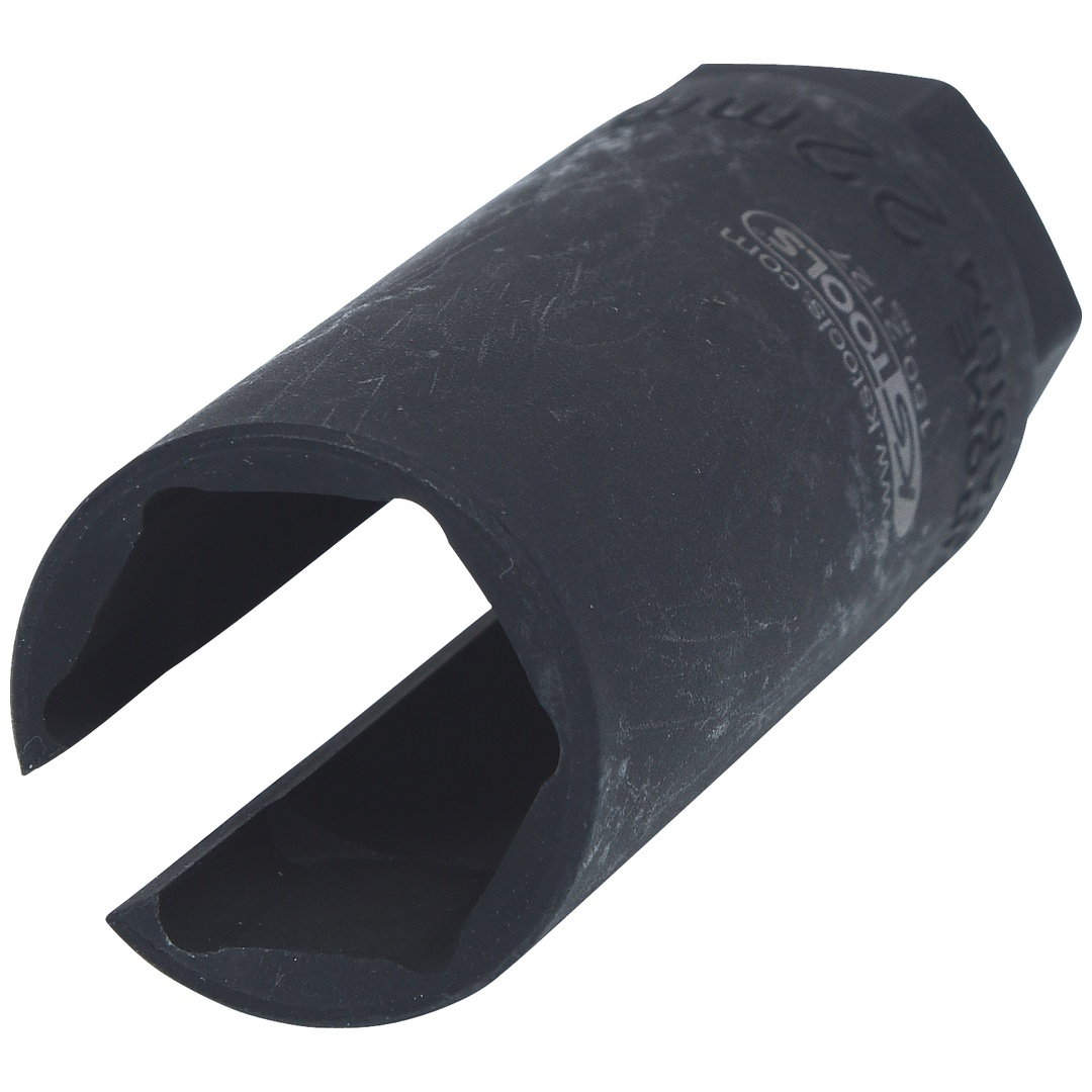 KS Tools 3/8 Lambdasonden Stecknuss, tief, geschlitzt, 22 mm, lange und dünn geöffnete Ausführung