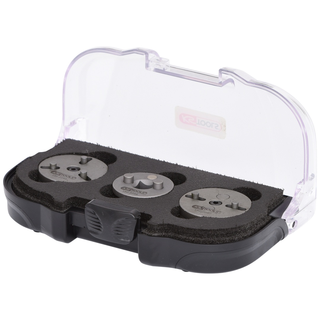 KS Tools Universal Bremskolben-Rückstell-Werkzeug-Adapter-Satz, 3-tlg