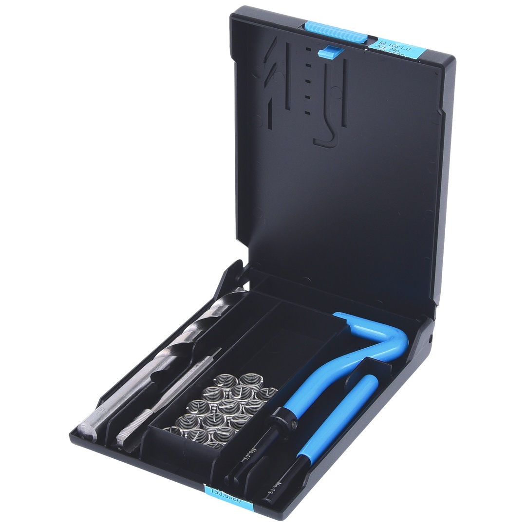 KS Tools Nirostahl Gewinde-Reparatur-Satz M10x1,0x14mm, 19-teilig