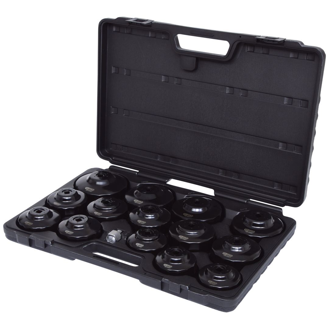 KS Tools 3/8 Ölfilterschlüssel-Satz, 15-tlg