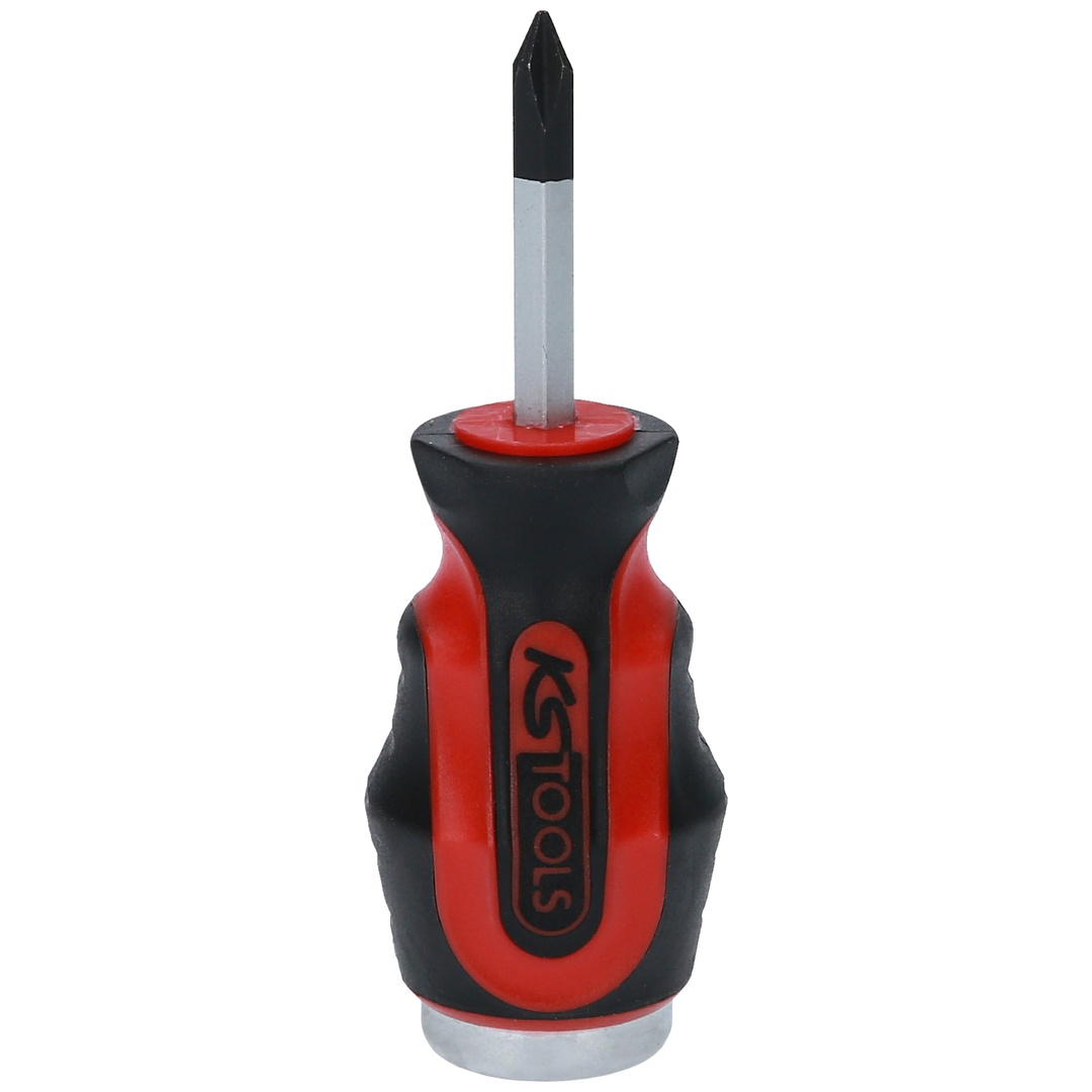 KS Tools ERGOTORQUEmax Schlagkappen-Schraubendreher, PH1, kurze Form