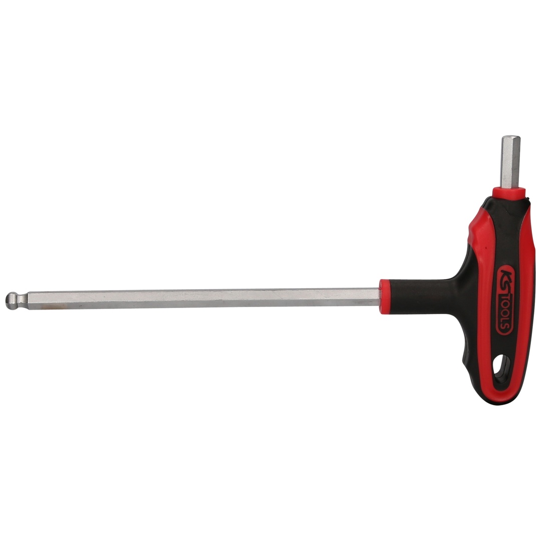 KS Tools T-Griff-Innensechskant-Kugelkopf-Schlüssel, 7 mm
