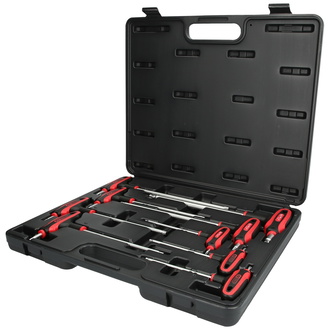 KS Tools T-Griff-Schlüssel-Satz, Torx mit Bohrung,9-tlg.TB10-TB50