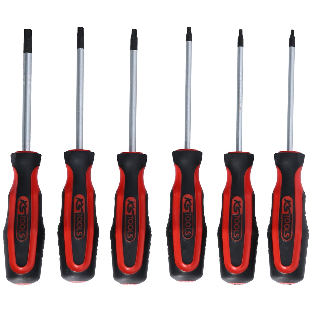 KS Tools ERGOTORQUEplus Schraubendreher-Satz, 6-tlg, TX