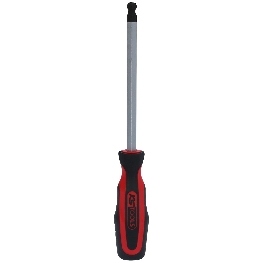 KS Tools ERGOTORQUEplus Schraubendreher Innensechskant mit Kugelkopf, 10,0 mm